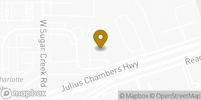 Map showing the location of Quality Inn & Suites University Area in Charlotte, NC 28262