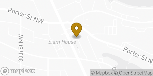 Map showing the location of Chase Bank in Washington, DC 20008