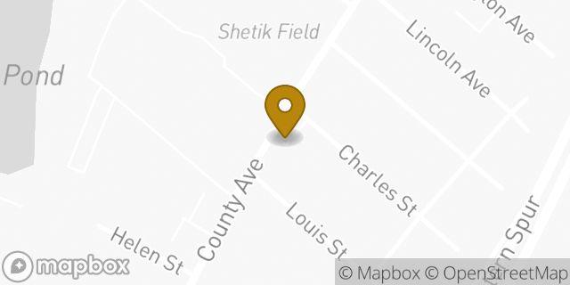 Map showing the location of Dunkin' in Secaucus, NJ 07094