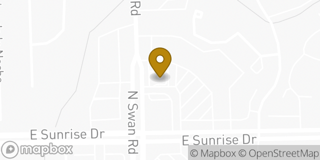 Map showing the location of McDonald's in Tucson, AZ 85718