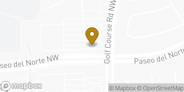 Map showing the location of McDonald's in Albuquerque, NM 87114