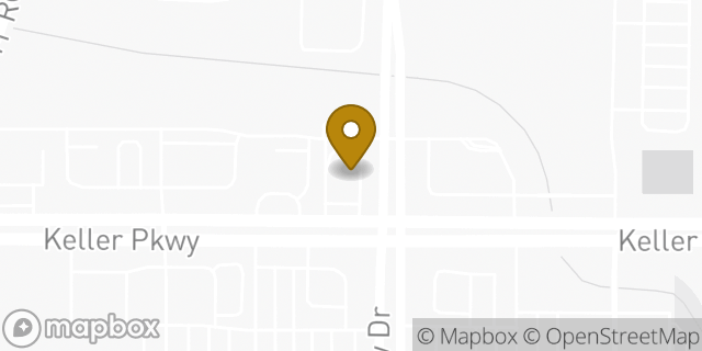Map showing the location of McDonald's in Keller, TX 76248