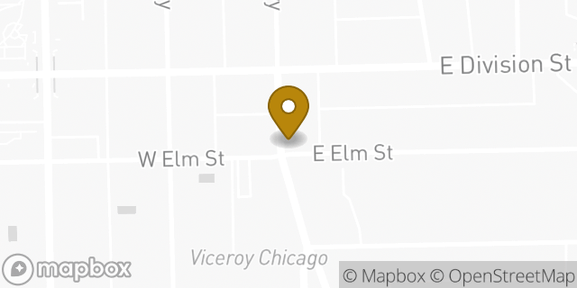 Map showing the location of La Colombe Coffee Workshop in Chicago, IL 60611