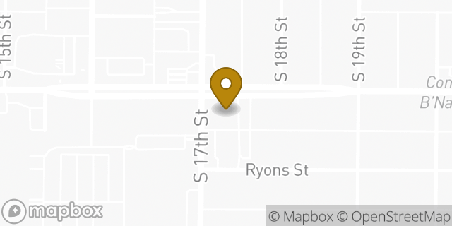 Map showing the location of Walgreens in Lincoln, NE 68502