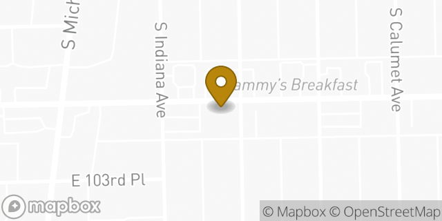 Map showing the location of Amazon Locker - Ammar in Chicago, IL 60628