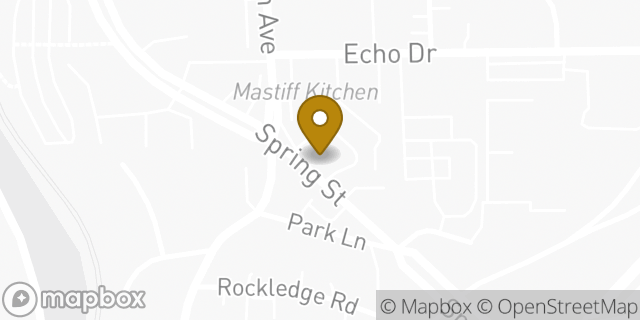 Map showing the location of Starbucks in La Mesa, CA 91941