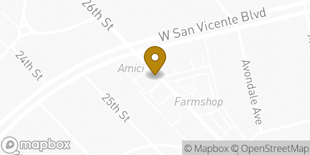 Map showing the location of Starbucks in Santa Monica, CA 90402