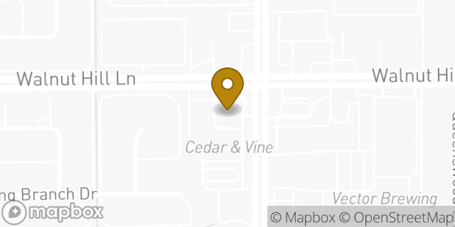 Map showing the location of 7-Eleven in Dallas, TX 75238