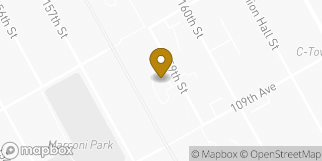 Map showing the location of Amazon Locker - Invoice in Jamaica, NY 11433