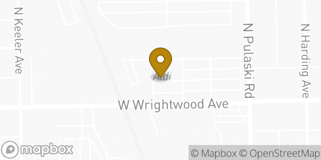 Map showing the location of Aldi in Chicago, IL 60639