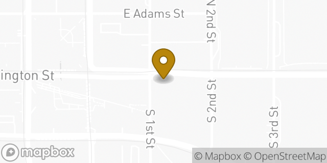 Map showing the location of Chase Bank in Phoenix, AZ 85004