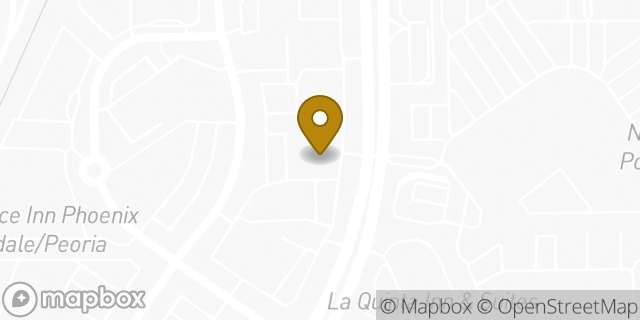 Map showing the location of Chipotle Mexican Grill in Peoria, AZ 85382
