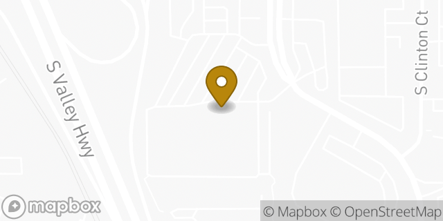 Map showing the location of Starbucks Coffee Company in Greenwood Village, CO 80112