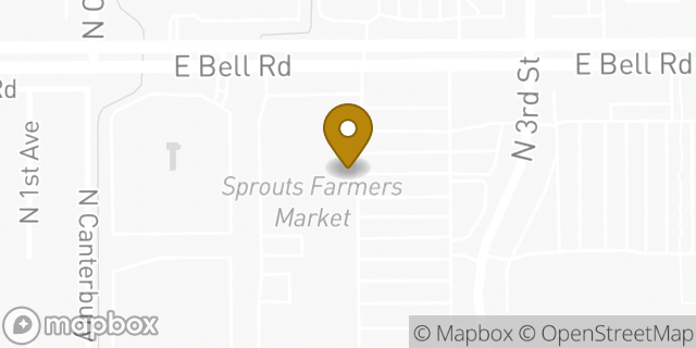 Map showing the location of Sprouts Farmers Market in Phoenix, AZ 85022