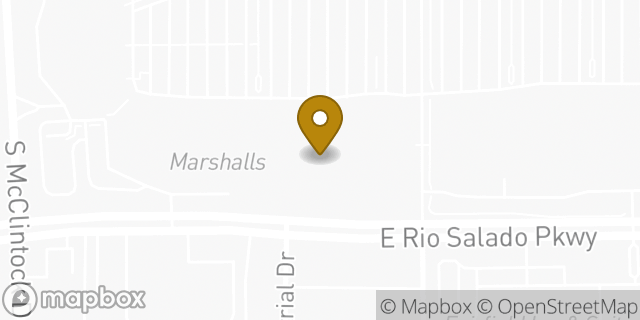 Map showing the location of Target in Tempe, AZ 85288