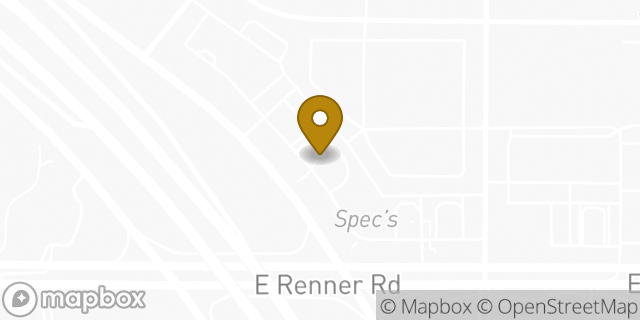 Map showing the location of NEC PGBT & Renner Rd in Plano, TX 75074