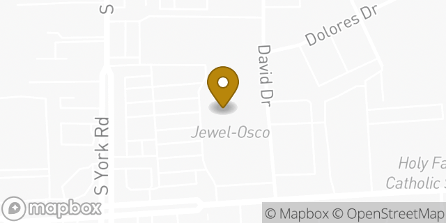 Map showing the location of Jewel-Osco in Bensenville, IL 60106