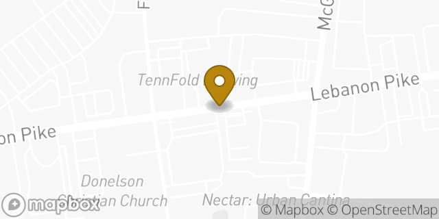 Map showing the location of ATM Walgreens in Nashville, TN 37214