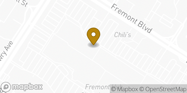Map showing the location of Amazon Locker - Lawy in Fremont, CA 94538