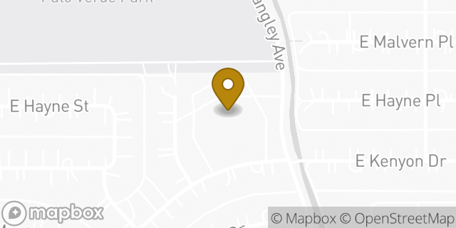 Map showing the location of The Church of Jesus Christ of Latter-day Saints in Tucson, AZ 85710