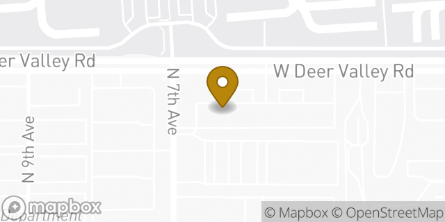 Map showing the location of The UPS Store in Phoenix, AZ 85027
