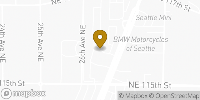 Map showing the location of Pierre Ford of Seattle in Seattle, WA 98125