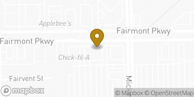 Map showing the location of Starbucks in Pasadena, TX 77505