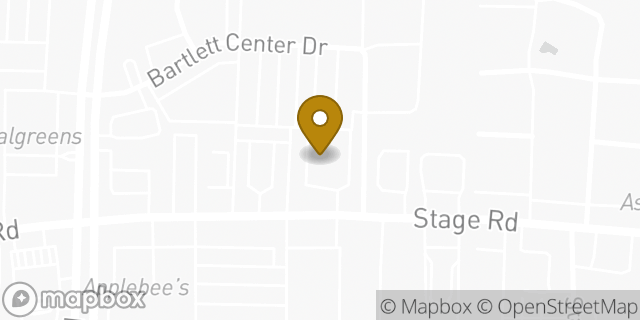 Map showing the location of McDonald's in Bartlett, TN 38134