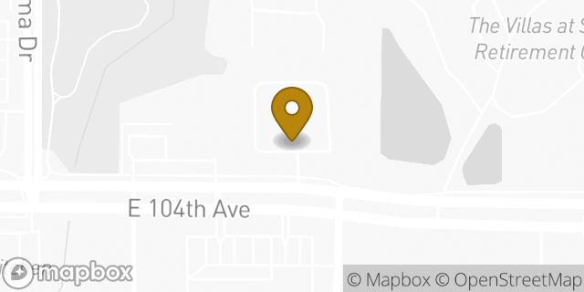 Map showing the location of Cube Smart Self Storage in Northglenn, CO 80233
