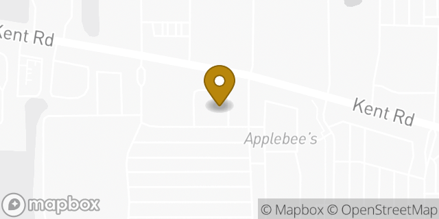 Map showing the location of Starbucks in Stow, OH 44224