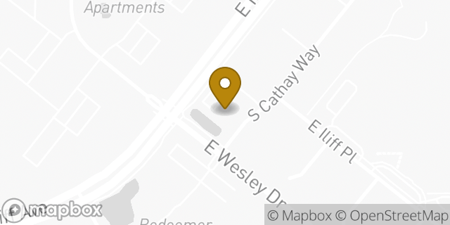Map showing the location of Amazon Locker - Massif in Aurora, CO 80013