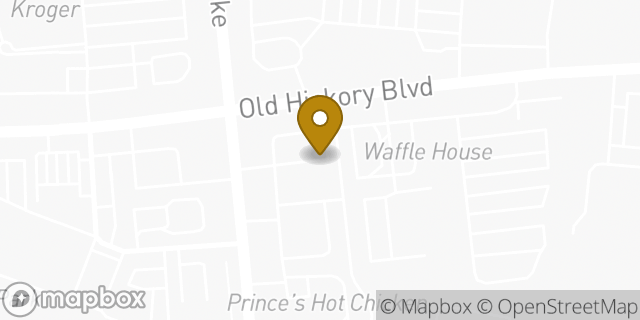 Map showing the location of Amazon Locker - Obsidian in Nashville, TN 37211