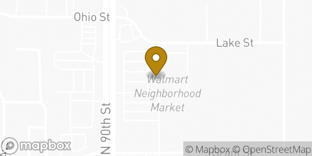 Map showing the location of Walmart Neighborhood Market in Omaha, NE 68134