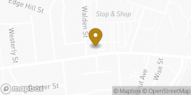 Map showing the location of Dunkin' in Jamaica Plain, MA 02130