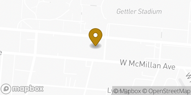 Map showing the location of Starbucks in Cincinnati, OH 45219