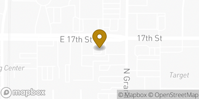 Map showing the location of Starbucks in Santa Ana, CA 92701