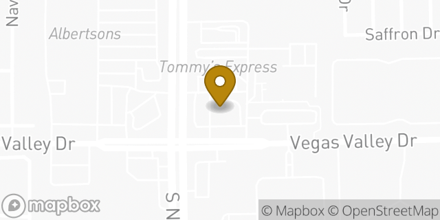 Map showing the location of McDonald's in Las Vegas, NV 89121