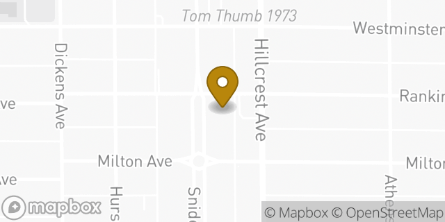 Map showing the location of CVS Pharmacy in Dallas, TX 75205