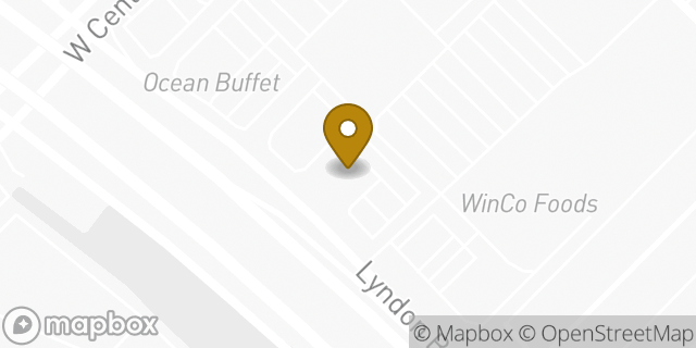 Map showing the location of Chuck E. Cheese in Garland, TX 75041