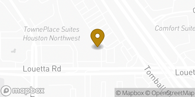 Map showing the location of Subway in Houston, TX 77070