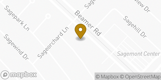 Map showing the location of Beamer Road KinderCare in Houston, TX 77089