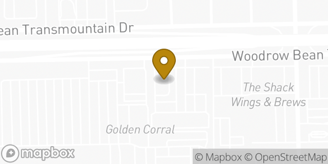 Map showing the location of Loop 375 and Hwy 54 in El Paso, TX 79924
