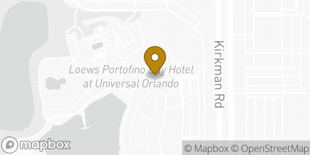 Map showing the location of Avis Car Rental in Orlando, FL 32819
