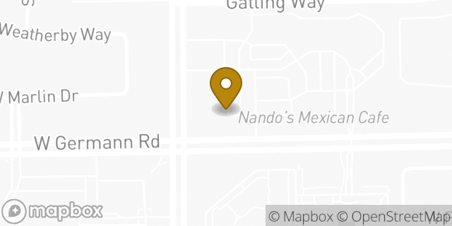 Map showing the location of Starbucks in Chandler, AZ 85286