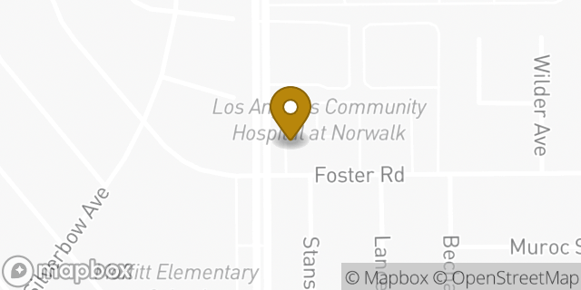 Map showing the location of The UPS Store in Norwalk, CA 90650