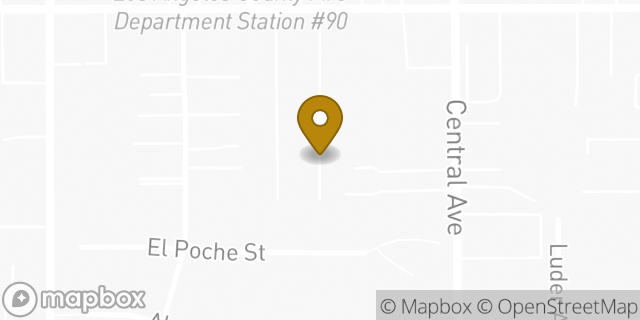 Map showing the location of El Monte - Garvey Avenue HLE in El Monte, CA 91733