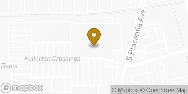 Map showing the location of Sam's Club Pharmacy in Fullerton, CA 92831