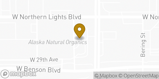 Map showing the location of McDonald's in Anchorage, AK 99503