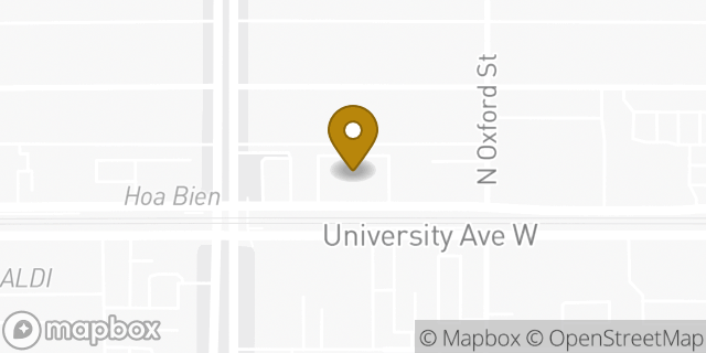 Map showing the location of AutoZone in St Paul, MN 55104