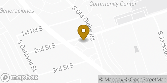 Map showing the location of Amazon Locker - Laverne in Arlington, VA 22204